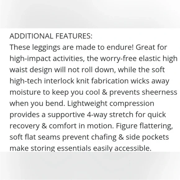 Antonio Melani Active Endurance leggings - Picture 7 of 8